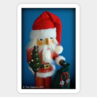 Santa Nutcracker Sticker